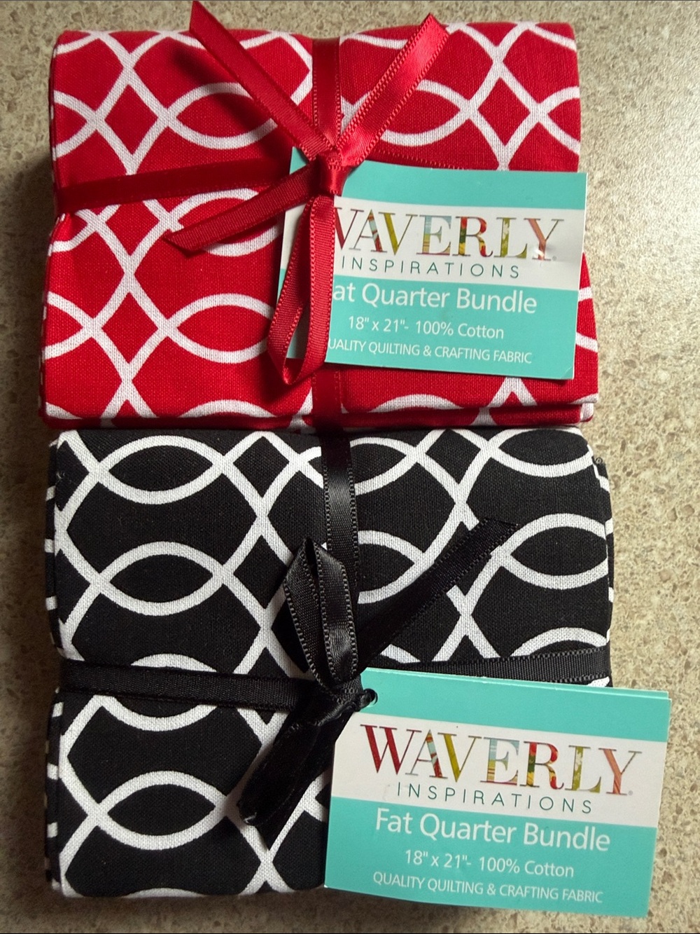 2 Waverly Fat Quarter Bundles 18”x21”